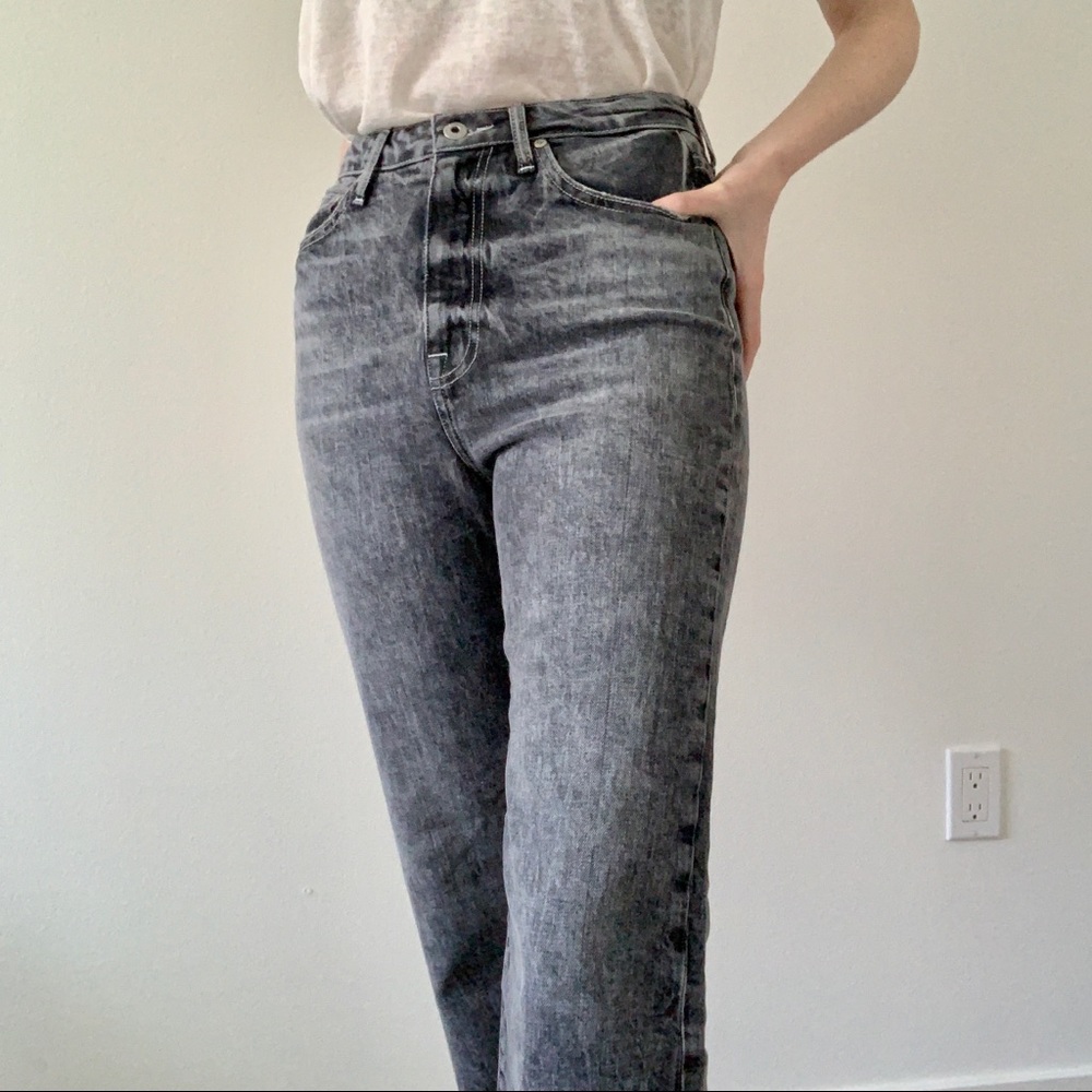 Jonathan Simkhai High Rise Straight Leg Jeans